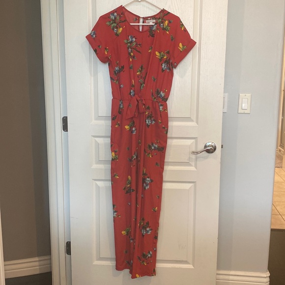 Ophelia Roe floral pants jumpsuit - Picture 1 of 8